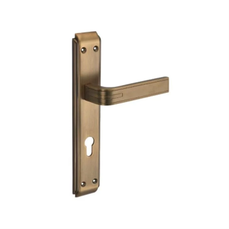 Brushed Gold Door Levers factory